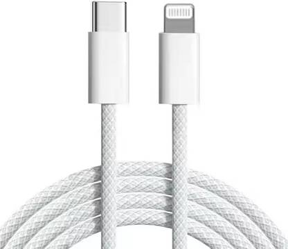 Punnkk Lightning Cable 1 m Braided USB C to Lightning-Fast Charging Data Sync. Cable