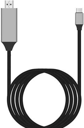 RuhZa Lightning Cable 12 A 0.5 m ABS Plastic Lightning to HDMI Adapter Cable for i-Phone MFi Certified 1080P HDTV Cable