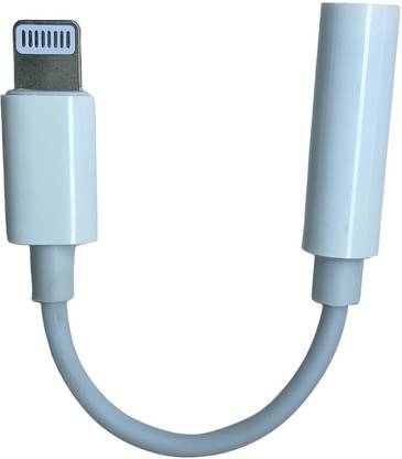 Upix Lightning Cable 2 A 0.1 m Copper Lightning to 3.5 mm Headphone/Earphone Jack Adapter, iPhone Aux Adapter Converter