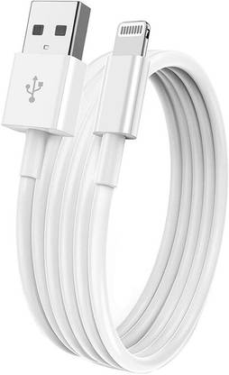hirdesh Lightning Cable 1 m Lightning to USB Cable 1M WHITE