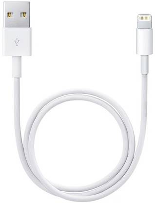 hirdesh Lightning Cable 1 m Lightning to USB Cable 1M WHITE