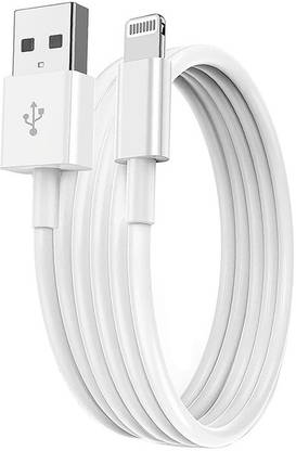 hirdesh Lightning Cable 1 m Lightning to USB Cable 1M WHITE