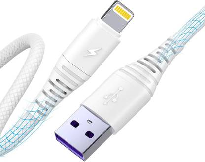 MYRA Lightning Cable 3.1 A 1 m USB to Lightning Cable PVC For Fast Charging