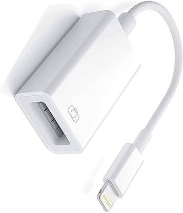 Hespa Lightning Cable 0.5 A 0.1 m Braided Shielding 8-Pin Male to Type-C Adapter for iOS Devices, Fast Power Support
