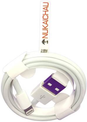 NUKAICHAU Lightning Cable 5 A 0.88 m Copper Braiding iPhone data cable usb