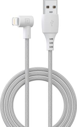Portronics Lightning Cable 2 A 1.2 m Konnect HD Fast Charging & Data Sync