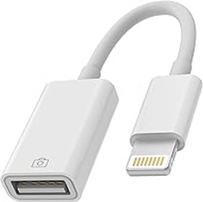 Eewe Lightning Cable 0.5 A 0.1 m Braided Shielding iPad USB Camera Adapter – OTG Cable for Keyboard, MIDI, Flash Drive