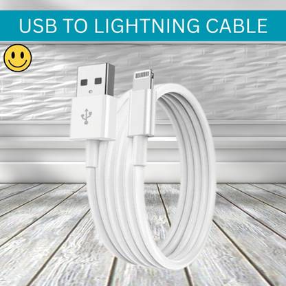 SACRO Lightning Cable 1 m USB A to Lightning Cable Fast Charger Compatible for iphone 11/12/13/14 proQ462