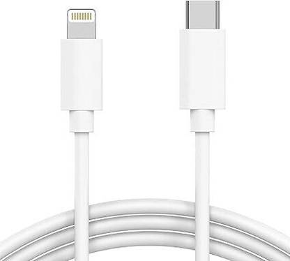 Techobiz Lightning Cable 1 m pvc Lightning Cable 6 A 1 m Apple MFi Certified i_Phone Charger Cable
