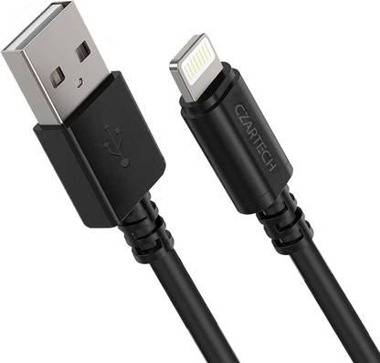 CZARTECH Lightning Cable 6.5 A 1 m USB charging Cable