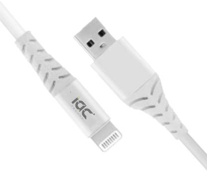 IAC Techno Lightning Cable 2.4 A 1.2 m Copper USB lightning Cable