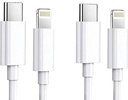EYNK Lightning Cable 1 m (Pack of 2)Original 20 W PD Fast Charging USB C for X 11 12 13 14 Pro Pro Max