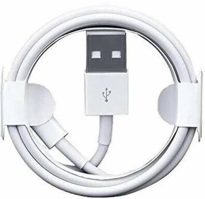 JAZX Lightning Cable 2 A 1 m 5W USB Lightning Cable Compatible for All iPhone 6/6s/7/7+/8/10/11/12/, iPad Air iPad Mini