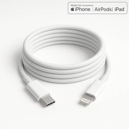 RVAT Lightning Cable 3 A 1 m Fast Charge Type-C to Lightning Data Cable for Mobile Devices