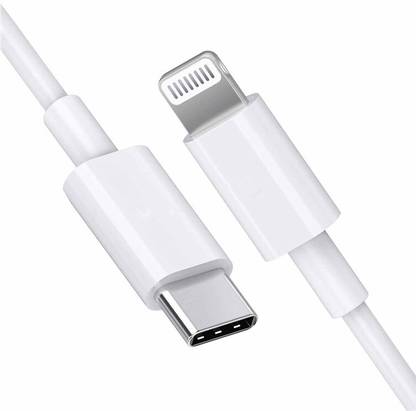 YCHROZE Lightning Cable 1 m USB C TO LIGHTNING CABLE 1M WHITE