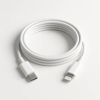 RVAT Lightning Cable 3 A 1 m PD 20W original compatiable Usb-C to lightning cable, fast data & sync