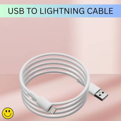 SACRO Lightning Cable 1 m USB A to Lightning Cable, Charger Cable Compatible for iphone 11/12/13/14proD447