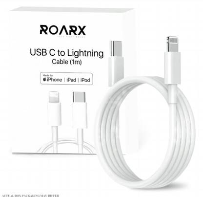 RoarX Lightning Cable 6 A 1 m 20 W PD Fast Charging USB C to Lightning