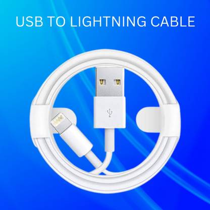 YAROH Lightning Cable 1 m USB A to Lightning Cable Fast Charger Compatible for iphone 11/12/13/14 proH442