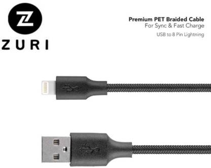 Arham Retail Lightning Cable 3 A 1 m Premium Unbreakable Lightning Data Cable For Iphone , Ipad And Airpods .