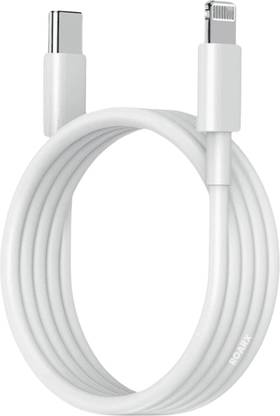 RoarX Lightning Cable 3 A 1 m PVC W PD Fast Charging Type C to Lightning Cable Compatible for iPhone 11, X, XR, 12, 12 Pro, 12 mini, 13 , 13 Pro, 13 Pro Max, 14, 14 plus, 14 pro, 14 pro max fast charging for apple data cable c type