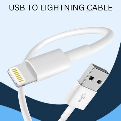 YAROH Lightning Cable 1 m USB A to Lightning Cable Fast Charger Compatible for iphone 11/12/13/14 proJ342