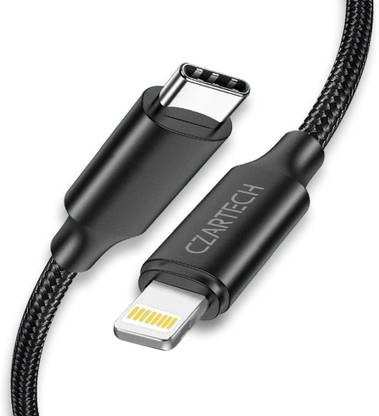 CZARTECH Lightning Cable 2 A 1 m Nylon Braided USB Type-C to
