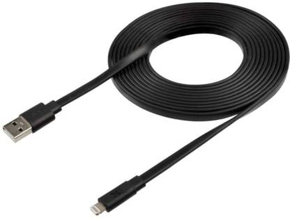 Anweshas Lightning Cable 3 m Flat USB to Lightning Cable - 3 Meter