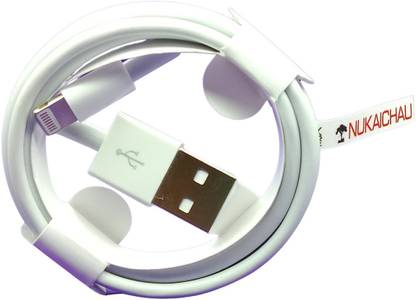 NUKAICHAU Lightning Cable 5 A 0.88 m Copper Braiding iPhone data cable usb