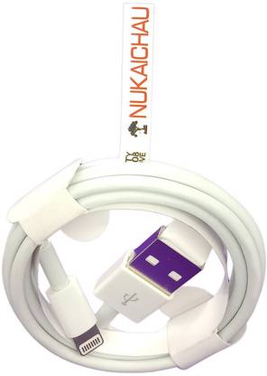 NUKAICHAU Lightning Cable 6.5 A 1 m Copper Braiding Lightning Cable for Apple Devices