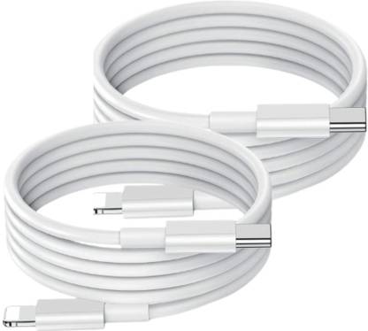 KOTSUN DEFINITION OF POWER Lightning Cable 1 m Round Cable with High Speed Charging, Quick Data Sync USB Type C to lightning Cable