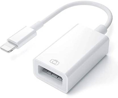 Eewe Lightning Cable 0.5 A 0.1 m Braided Shielding iPad OTG Adapter – USB 3.0 Cable for Keyboard, Hub, Flash Drive, MIDI