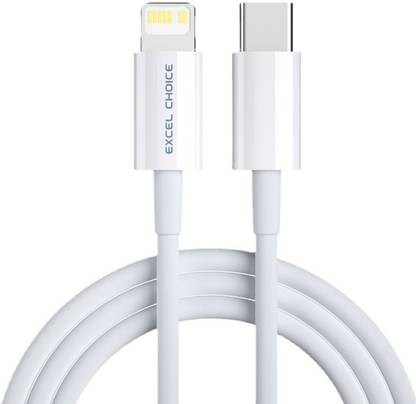Excel Choice Lightning Cable 2 m 20W USB C To Lightning PD Charging/Data Transfer Cable For iPhone