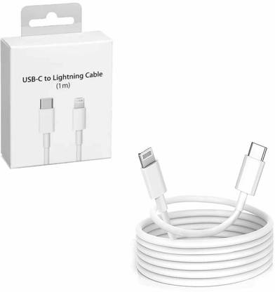 YCHROZE Lightning Cable 1 m USB C TO LIGHTNING CABLE 1M WHITE