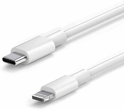YCHROZE Lightning Cable 1 m USB C TO LIGHTNING CABLE 1M WHITE