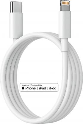 RoarX Lightning Cable 1 m PVC 20 Watt type C to iPhone Lightning Cable for Apple iPhone 14 charger cable 14 Pro 14 Pro Max c type cable