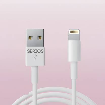 Serios Lightning Cable 1 m USB 3.0 to Lightening Cable || PD 20W Superfast Charging Cable || For iphones, ipads and more