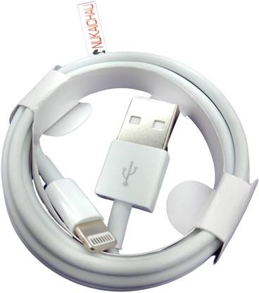 NUKAICHAU Lightning Cable 5 A 1.15 m Copper Braiding Lightning Cable For Mobile Fast Charging