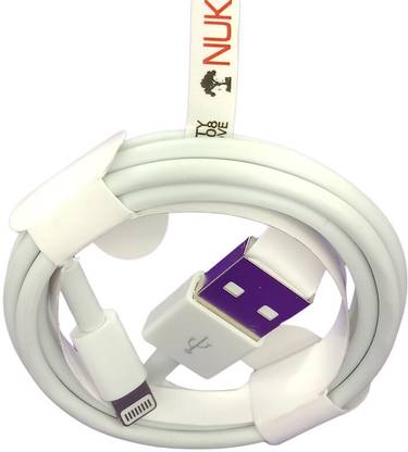 NUKAICHAU Lightning Cable 6.5 A 0.9 m Copper Braiding Lightning Cable for iPhones, iPads, Airpdods & iPods