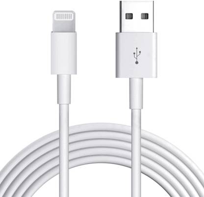 RoarX Lightning Cable 3 A 1 m Original quality Premium USB Lightning Cable 1 Meter White