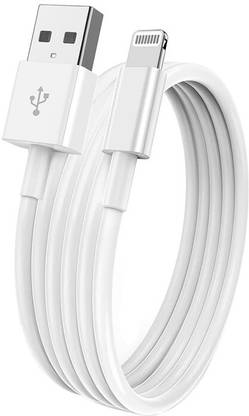 hirdesh Lightning Cable 1 m Lightning to USB Cable 1M WHITE
