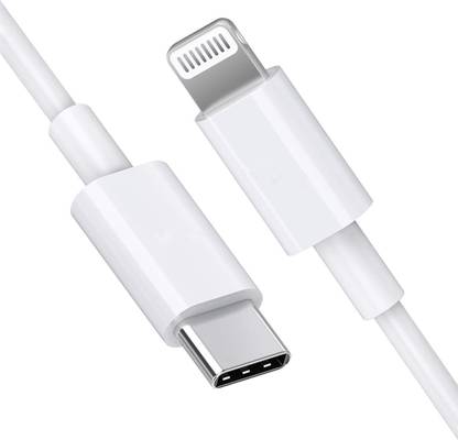 MAK Lightning Cable 1 m 20W Type C to Lightning Cable PD Super Fast Charging
