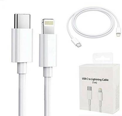 Gadget Zone Lightning Cable 1 m USB Type C to Lighting Fast Charger Cable