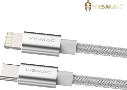 vismac Lightning Cable 1.2 m 3.4 Amps USB Type C to Lightening