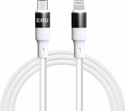 ERD Lightning Cable 1 m UC-112 USB Type-C to Lightning Metal Data Cable, 25W Fast PD Charging, Durable, High Strength with 5mm OD cable