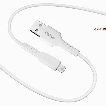 ARGUN Lightning Cable 3.4 A 1 m Lightning-Fast USB to Lightning Cable for Enhanced Power Delivery