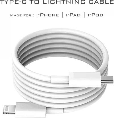 Vimora Lightning Cable 6 A 1 m Type C to Lightning Cable Apple Certified (Mfi) Sync & Charging Cable