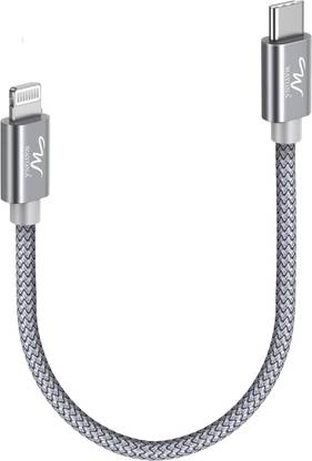 Wayona Lightning Cable 3 A 0.25 m MFI Certified USB C to Lightning Cable Short 0.25M Fast Charging PD 20W for iPhone 14 14 Pro 14 Plus 14 Pro Max 13 12 11 X and 8 Series (0.25M, Grey)