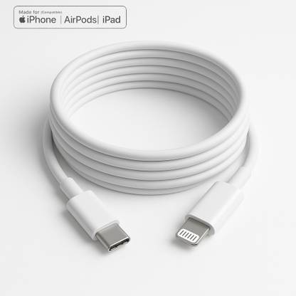 SB Lightning Cable 3 A 1 m Type-C to Lightning Cable with Enhanced Durability and Speed