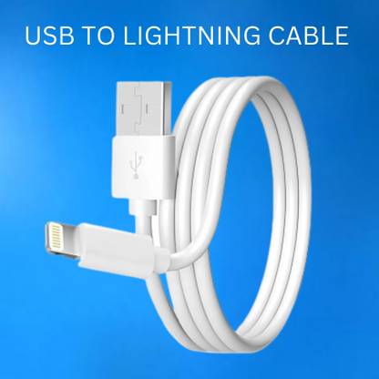 SACRO Lightning Cable 1 m USB A to Lightning Cable Fast Charger Compatible for iphone 11/12/13/14 proF400